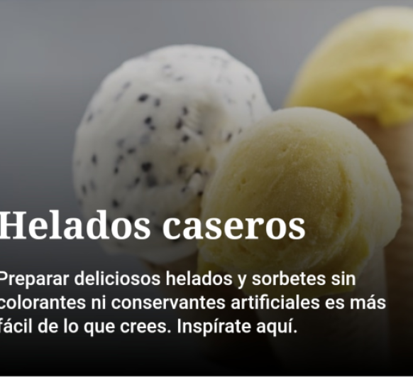 HELADOS CASEROS Thermomix®